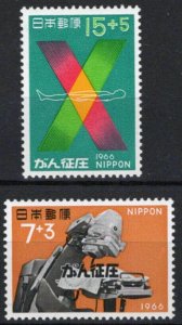 ZAYIX Japan B32-B33 MNH Semi-Postal Medical Cancer Research 033023S118M