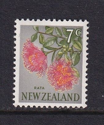New Zealand  #390  MNH  1967  flowers decimal currency 7c