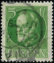 BAVARIA   #96 USED (3)  (YELLOW GREEN)