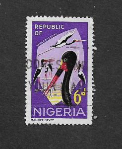 NIGERIA 1965 ANIMALS 6d USED