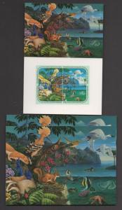 UN Vienna Scott# 110-113 Issued 3-15-1991 Maximum FDC card & 2 unused post cards