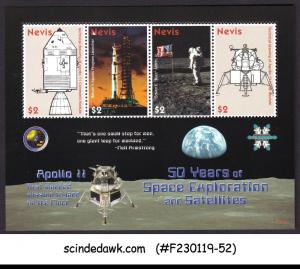 NEVIS - 2008 50 YEARS OF SPACE EXPLORATION - MIN/SHT MNH