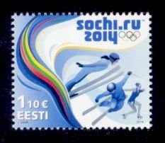 Estonia Sc# 748 MNH Winter Olympic Games 2014