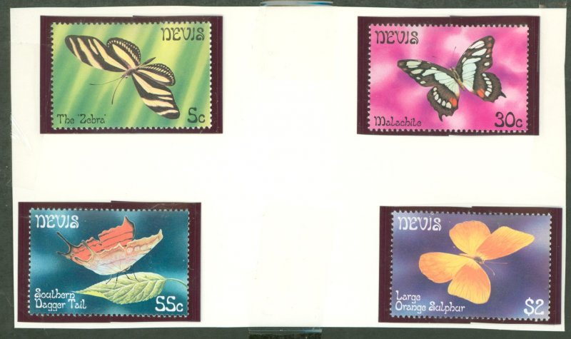 Nevis #142-5  Single (Complete Set)