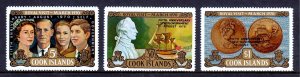 Cook Islands - Scott #287-289 - MNH - SCV $4.00