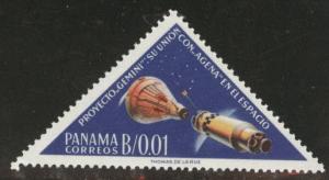 Panama  Scott 453A MH* 1964 space stamp