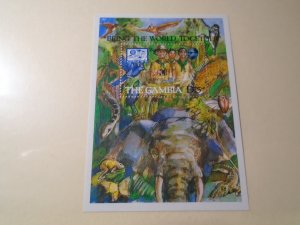 Gambia  #  708  MNH Scouts
