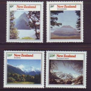 New Zealand Sc 528-31 1973 Mountains stamps mint NH