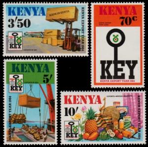 ✔️ KENYA 1984 - EXPORT YEAR TOP SET - MI. 304/307 ** MNH [AFKN304]