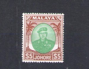 1949-55 Malaysian States - Johore - Stanley Gibbons n. 147 - Sultan Sir Ibrahim