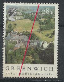 Great Britain SG 1256 - Used - Greenwich Meridian