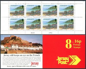 Jersey 489a booklet,MNH.Michel 471 H-b-2. St Aubin's Harbor,1990.