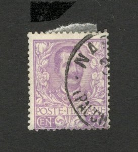 ITALY-USED PERFORATED STAMPS-King  , 50c