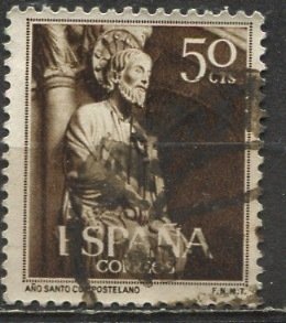 Spain: 1954; Sc. #799, Used Single Stamp