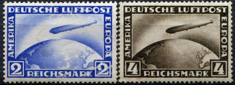 Germany  Sc.# C36-7        Mi.# 423-4 MH*