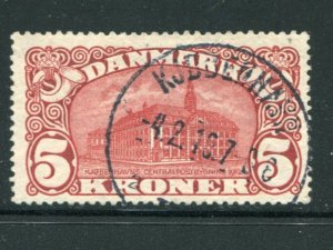 Denmark #135 used  XF- Lakeshore Philatelics