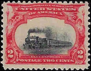 295 Mint,OG,NH... SCV $37.50... Sinking Train