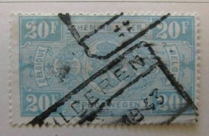 A6P18F166 Belgium Parcel Post and Railway Stamp 1941 20fr used-