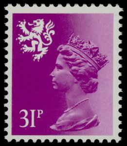 Great Britain - Scotland SMH56 MNH Queen Elizabeth Machin Head