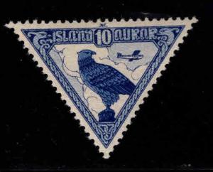 Iceland Scott C3 MH* 1930 Gyrfalcon Bird Airmail stamp