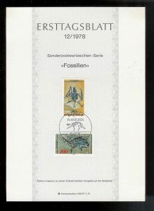 GERMANY (52) Ersttagsblatt FDC Presentation Cards