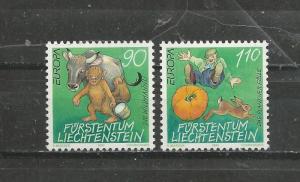 Liechtenstein Scott catalogue #1097-1098 Mint NH