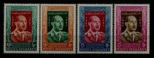 Afghanistan 609-12 MNH King Mohammed SCV1.45