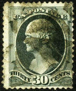 US Stamps # 165 Used F Scott Value $130.00