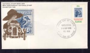 Australia 687 Stamp on Stamp U/A FDC