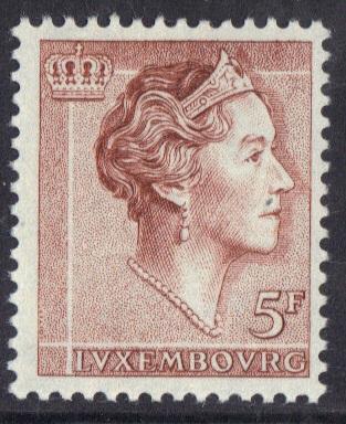 Luxembourg  #372  MNH   1960   Grand Duchess 5f