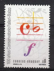 Uruguay stamp 1998 - Falleri Balzo Music conservatory Montevideo cent