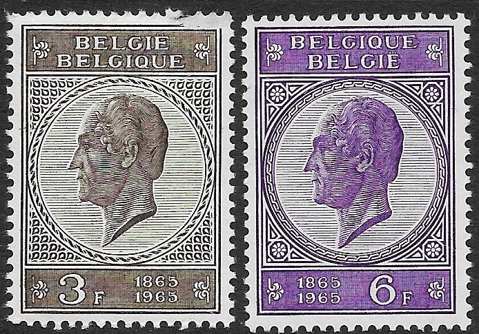 Belgium # 638-639 - King Leopold I - set - MNH