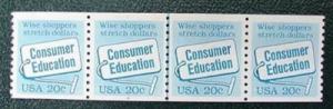 USA 2005, Consumer education, PNS of 4, Plate #4, MNH