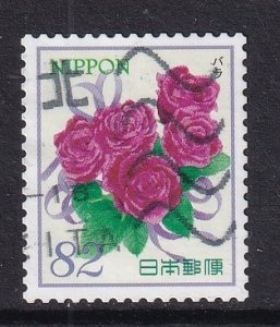 Japan  #4008a   used  2016  flowers  roses  82y