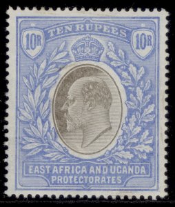 EAST AFRICA and UGANDA EDVII SG14a, 10r grey & ultrama, M MINT. Cat £650. CHALKY