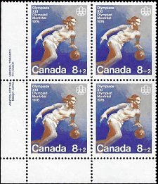 CANADA   #B10 MNH LOWER LEFT PLATE BLOCK  (3)