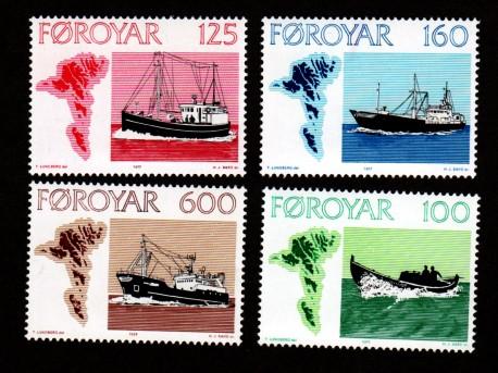 Faroe Islands 24-27 Mint NH MNH Ships!