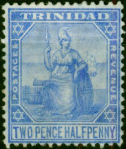 Trinidad 1906 2 1/2d Blue SG137 Fine MM (2)