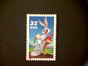 Bugs Bunny Sheet of Ten 32 Cent Stamps Scott 3137 by USPS 