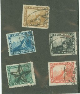 Nicaragua #8-12 Used