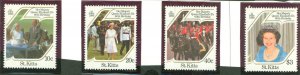 St. Kitts #177-81 Mint (NH) Single (Complete Set)