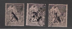 St. Pierre & Miquelon SC#49-51, #50 Used others Mint F-VF...Bargain in Demand!