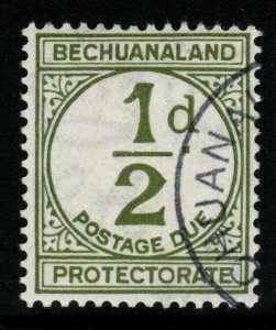 BECHUANALAND SGD4 1932 ½d SAGE-GREEN POSTAGE DUE FINE USED