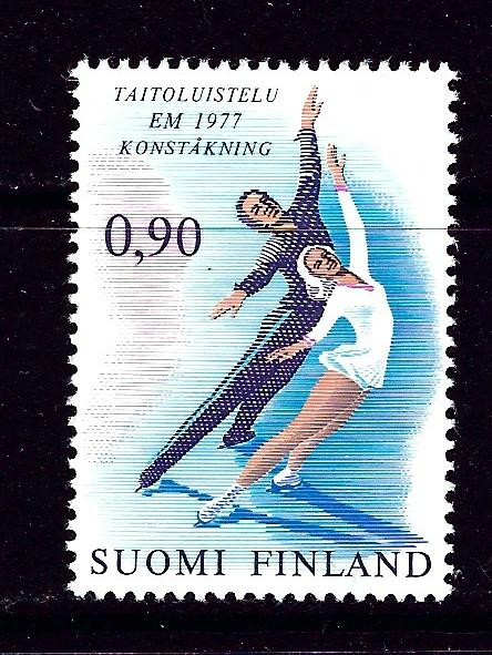 Finland 592 NH 1977 Figure Skaters