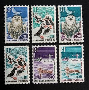 Saint Pierre & Miquelon #423-428 Mint Never Hinged 1973