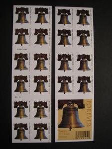 Scott 4127j, FOREVER Liberty Bell, Pane of 20, #S11111, 09 date, MNH Booklet