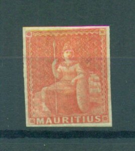 Mauritius sc# 10 mh cat value $60.00