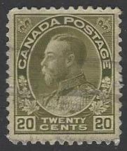 Canada #119 Used AdmiraI Single Stamp (U2)