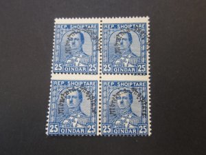 Albania 1928 Sc 232 Block(4) MNH