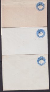 Sudan (British) Nile Post 55EN4, Unused 1pi Entires (3)